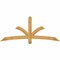 Ekena Millwork Davenport Rough Sawn Timber Gable Bracket, Western Red Cedar, 72"W x 30"H x 2"D x 4"F, 10/12 Pitch GBW072X30X0204DAV00RWR - alternate 1